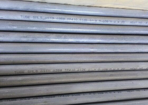Stainless Steel Seamless Tubes TP410 S41000 ASTM A268 SMLS Pipes