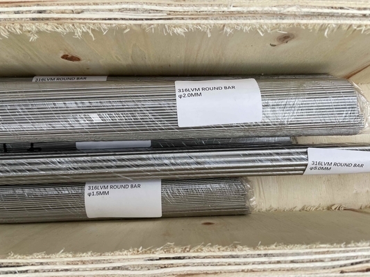 Kawat Batang Baja Tahan Karat 316LVM ASTM F138 ISO 5832-1